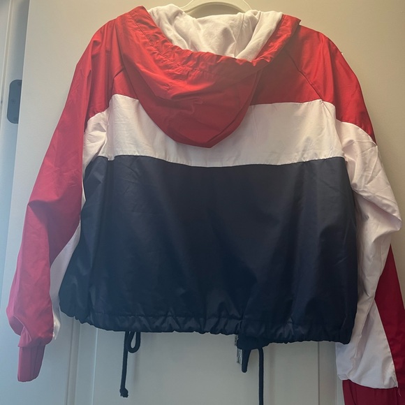 Hollister Red, White and Blue Windbreaker- size medium - Picture 3 of 5